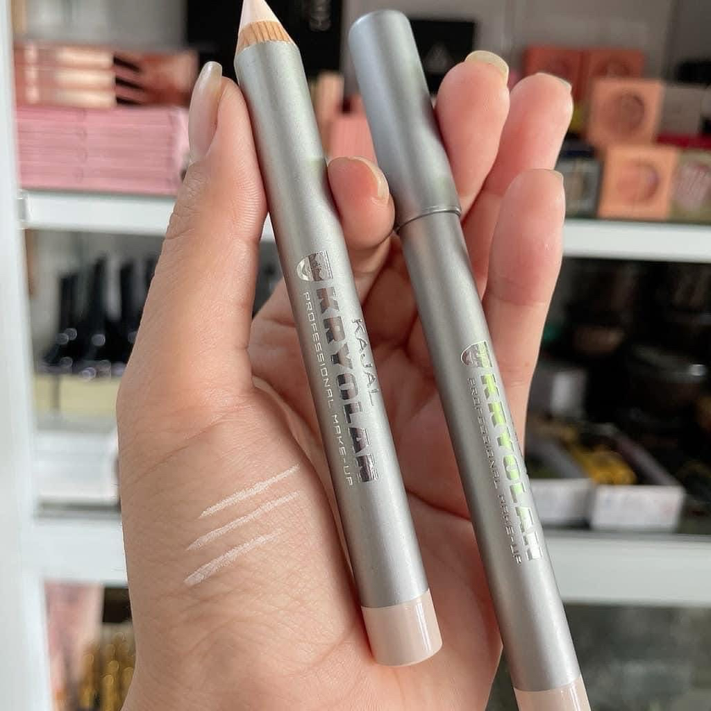 Bút Kẻ Viền Mắt Màu Trắng Kryolan Kajal Eyeliner – Lâu Trôi, Mềm Mịn, Lên Màu Chuẩn