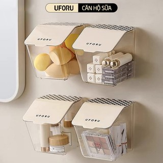 Hộp Đựng Gia Vị Hành Tỏi Treo Tường UFORU Có Nắp Đậy - UFM451