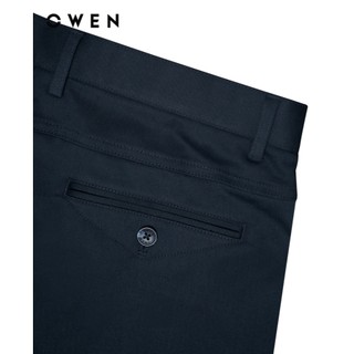 Owen - Quần khaki Regular Fit QKR251277 màu Xanh tím than chất liệu Poly recycled (Renu)