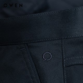 Owen - Quần khaki Regular Fit QKR251277 màu Xanh tím than chất liệu Poly recycled (Renu)