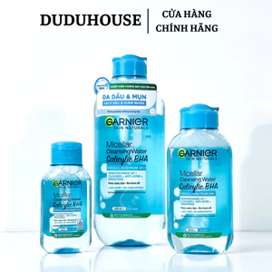 Nước Tẩy Trang Garnier Salicylic BHA Micellar Cleansing Water Cho Da Dầu Mụn 400ml Duduhouse