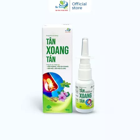 Dung dịch xịt mũi Tân Xoang Tán Tất Thành Pharma - Hỗ trợ giảm các vấn đề về xoang, đa xoang