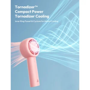 Quạt Cầm Tay AECOOLY Halo 01 Pro Portable Fan 4500mAh (6000rpm, 5 Speed Settings, 24H, 40 dB Low Noise)