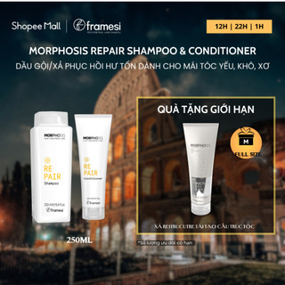 Dầu gội, dầu xả 250ML phục hồi hư tổn tóc cho da đầu khô, xơ và chẻ ngọn Repair số 1 nước Ý - Hàng chính hãng
