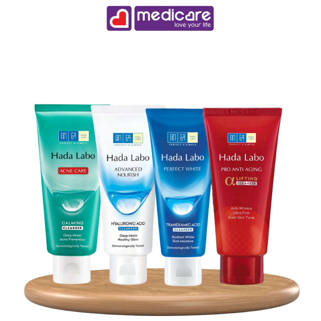 Kem rửa mặt HADA LABO dưỡng ẩm, sạch sâu 80g