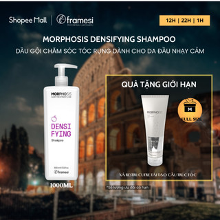 Dầu gội chăm sóc tóc rụng và kích thích mọc tóc dành cho da đầu nhạy cảm Morphosis FRAMESI Densifying Shampoo