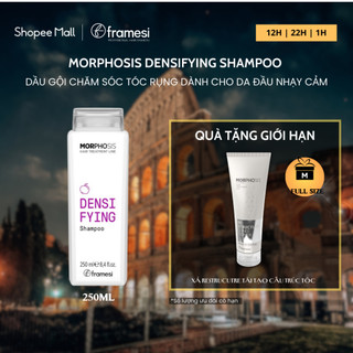 Dầu gội chăm sóc tóc rụng và kích thích mọc tóc dành cho da đầu nhạy cảm Morphosis FRAMESI Densifying Shampoo
