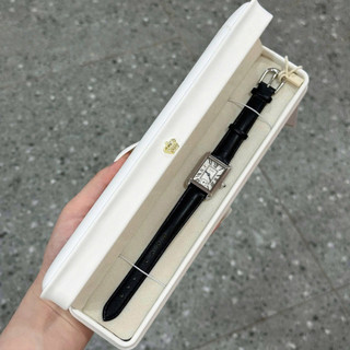 Đồng hồ IK mặt chữ nhật số la mã dây da full box