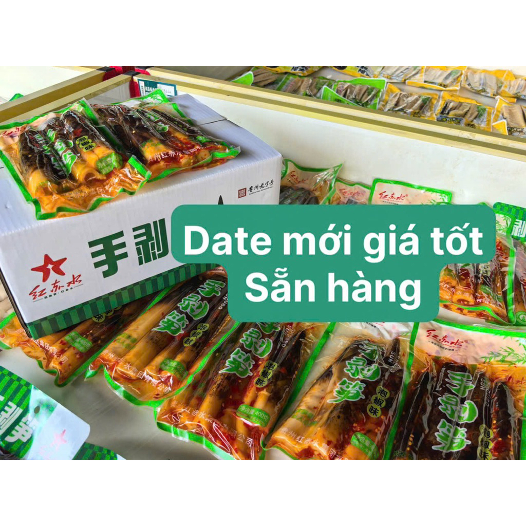 Sét 10 gói măng cay ớt đỏ 400gam