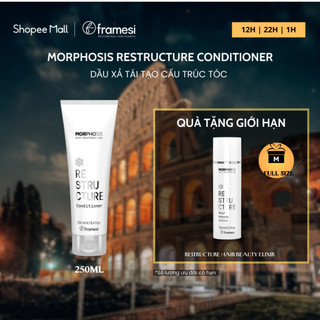 Dầu gội, dầu xả phục hồi và tái tạo cấu trúc tóc dành cho tóc yếu MORPHOSIS Restructure 250ml hàng đầu nước Ý
