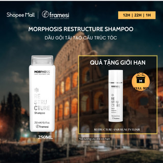 Dầu gội, dầu xả phục hồi và tái tạo cấu trúc tóc dành cho tóc yếu MORPHOSIS Restructure 250ml hàng đầu nước Ý