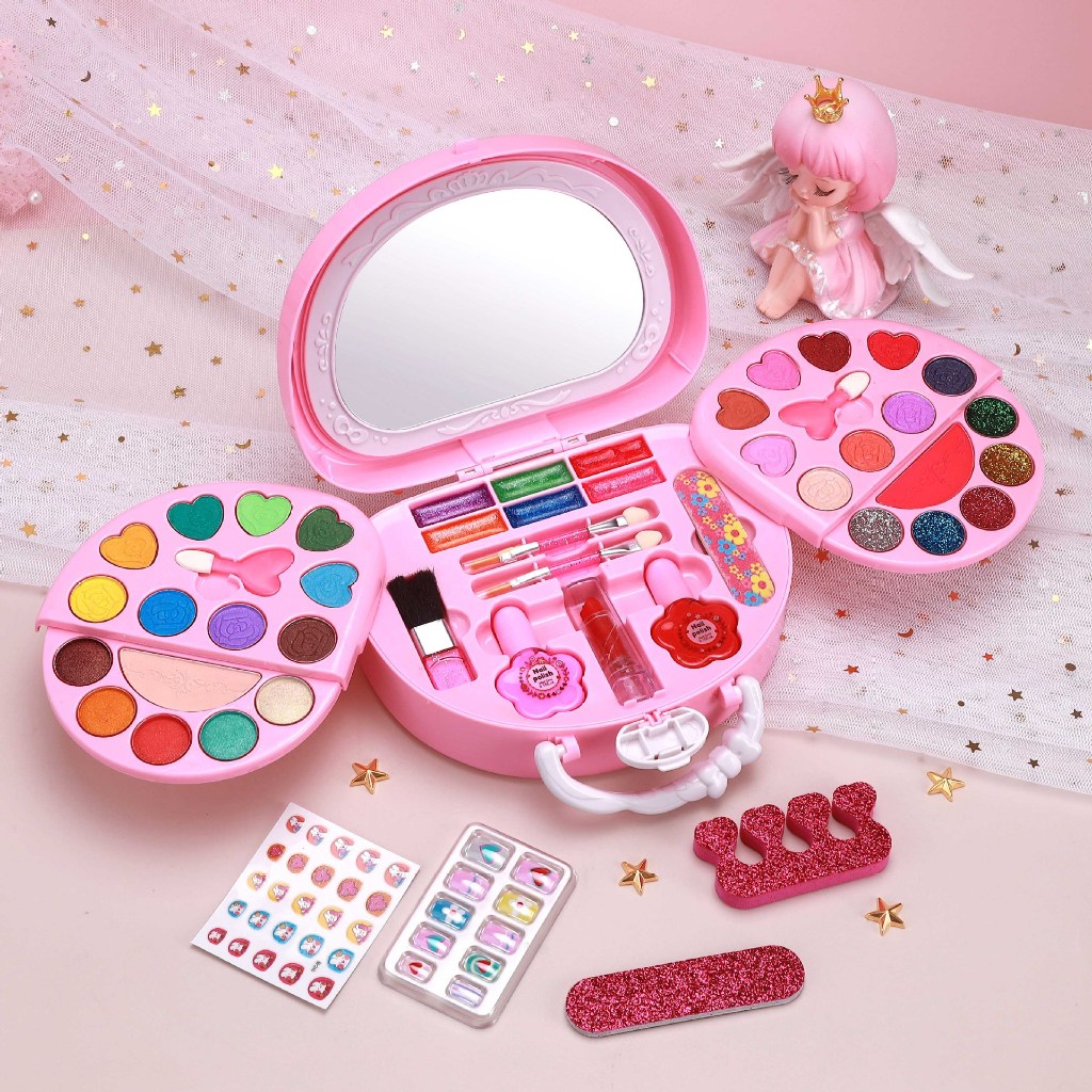 Đồ Chơi Trang Điểm Cho Bé Gái Bộ Make Up Sơn Móng Tay Vail Trang Điểm Túi Cốp Trang Điểm Làm Đẹp- Đồ Chơi PUPU HOUSE