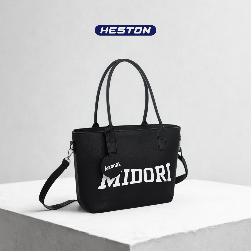Túi Tote Da PU WINKIE Nam Nữ Đeo Chéo Unisex Thời Trang Trượt Nước | HESTON