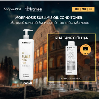 Dầu gội, dầu xả bổ sung độ ẩm, phục hồi tóc khô, mất nước MORPHOSIS SUBLIMIS OIL 1000ml - HÀNG CHÍNH HÃNG