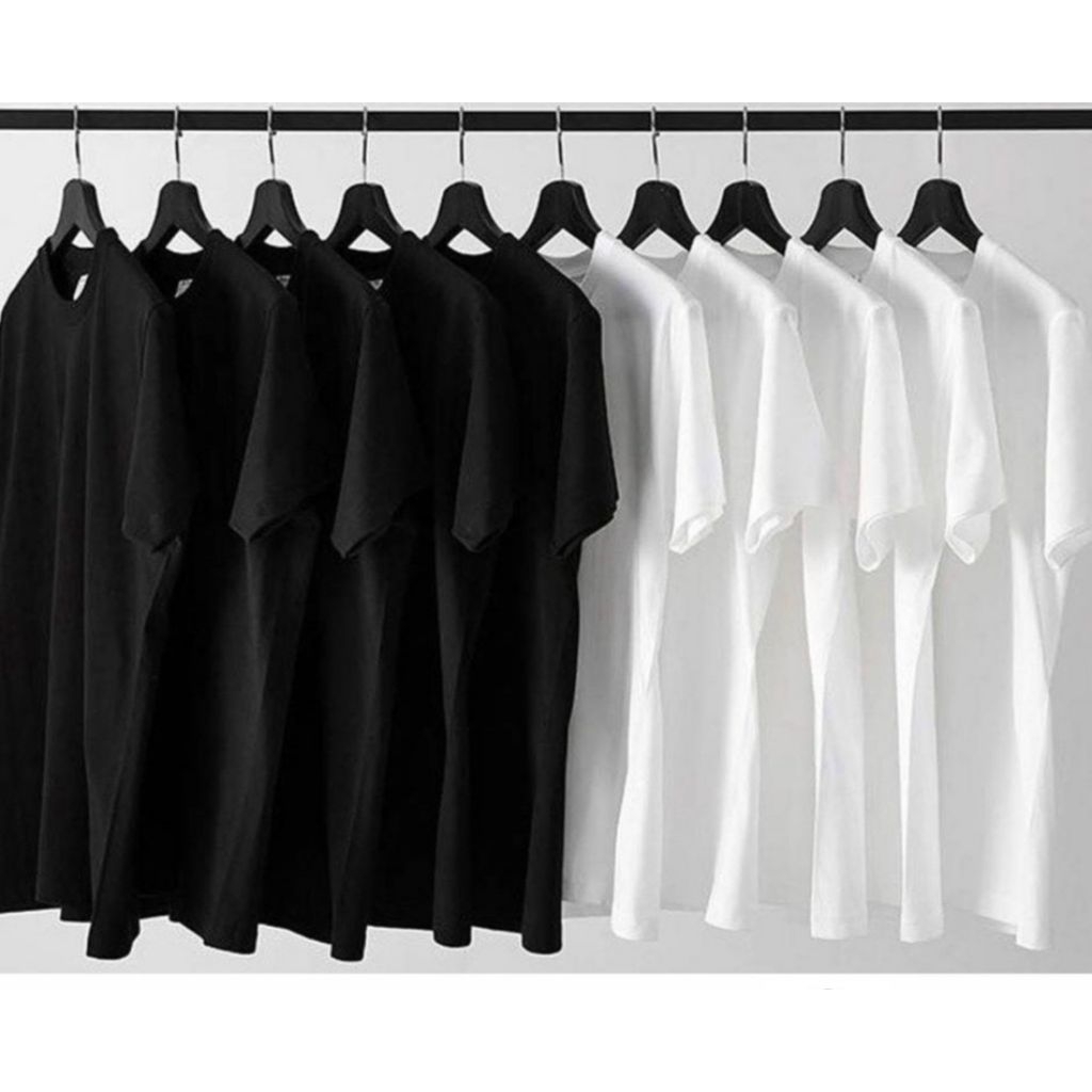 áo thun cotton cổ tròn nam nữ tay ngan menswear