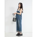 [HOẢ TỐC] Đầm Bầu BAOBAO MOM BDK02 Vải Denim Mềm Mát Hack Dáng Cao Ráo Che Bụng Tinh Tế - đo bau bo — ảnh 4