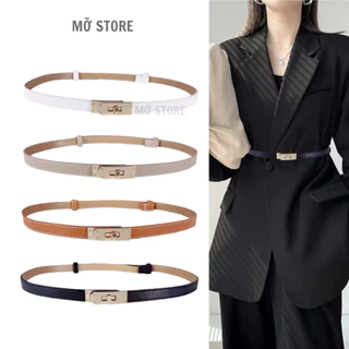 Đai váy, thắt lưng nữ belt dây nịt bản nhỏ khoá móc gài thời trang đẹp