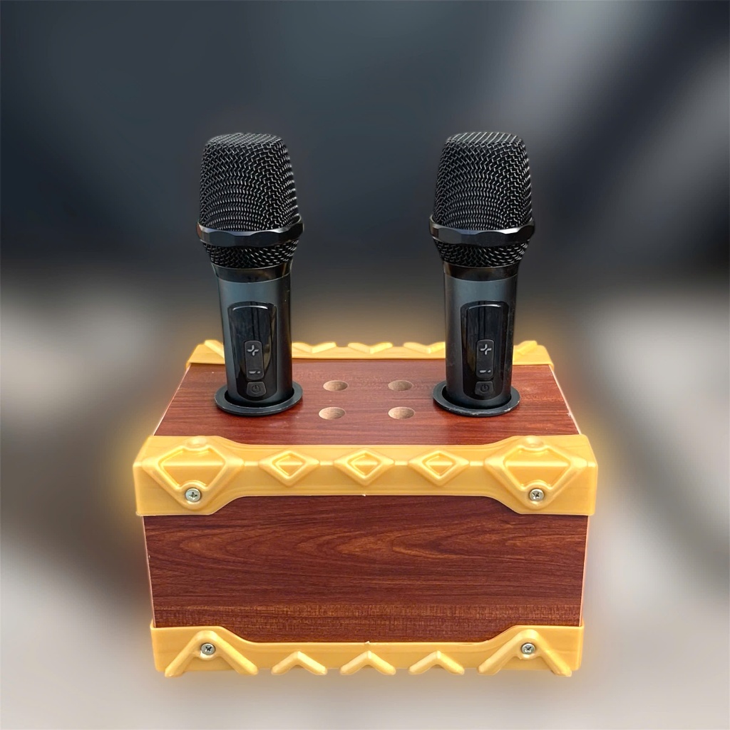 Chân micro để bàn, hộp đựng, kệ gỗ cắm Micro Karaoke, Đựng Mic Và Pin ...