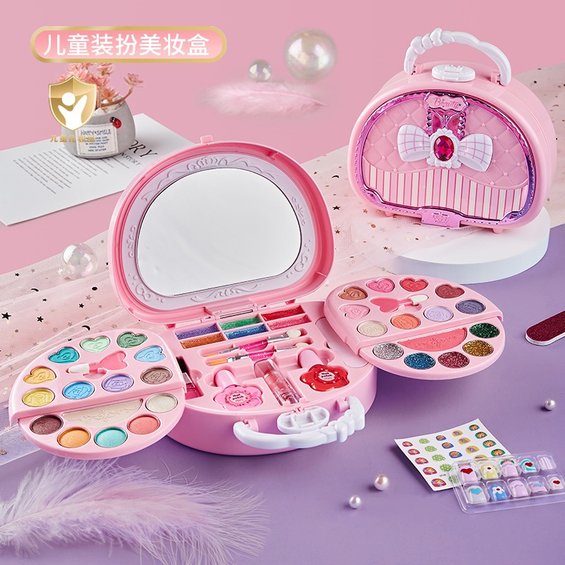 Đồ Chơi Trang Điểm Cho Bé Gái Bộ Make Up Sơn Móng Tay Vail Trang Điểm Túi Cốp Trang Điểm Làm Đẹp- Đồ Chơi PUPU HOUSE