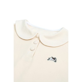 Áo polo nữ MONÁ tay phồng thêu thỏ chất thun cá sấu - BUNNIE TOP