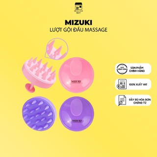Lược Gội Đầu Massage Da Đầu Thư Giãn 2in1 Mizuki (Màu Ngẫu Nhiên)