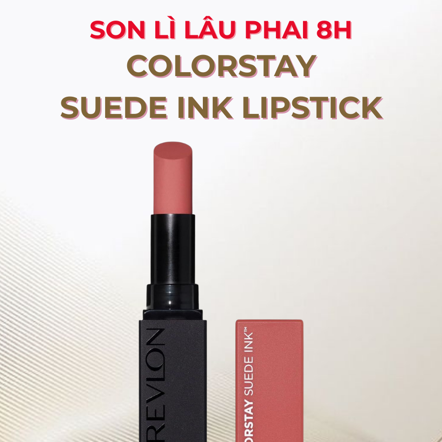 Son Môi Lâu Phai Revlon ColorStay Suede Ink Mịn Lì Như Nhung (2.55g)