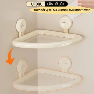 Kệ Góc Nhà Tắm UFORU Kệ Đa Năng Đựng Đồ Phòng Tắm Thiết Kế Cốc Hút Chân Không Chắc Chắn - UFM695