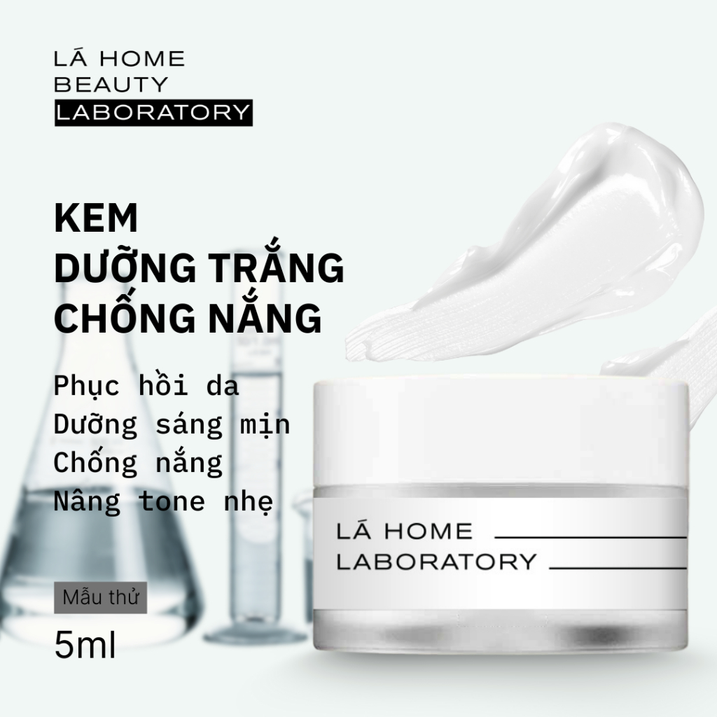 [Mẫu Tặng] Kem Dưỡng Sáng Chống Nắng cho da mặt - Lá Home - Phiên bản cải tiến 5g
