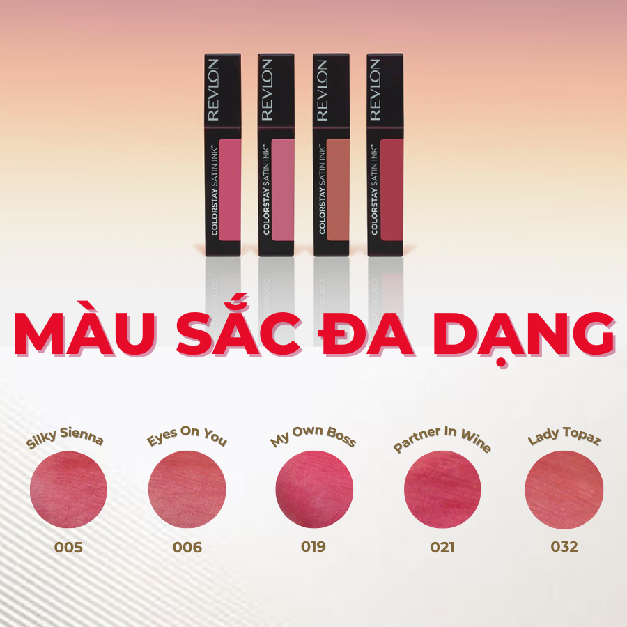 [NEW] Son Kem Bóng Lì Dưỡng Ẩm Revlon ColorStay Satin Ink Liquid Lipstick (5ml) | BigBuy360 - bigbuy360.vn