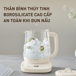 Ấm đun pha trà đa năng Joyoung JTM-125, Dung tích 1.5L, Công suất 800W, Bảo hành 24 tháng