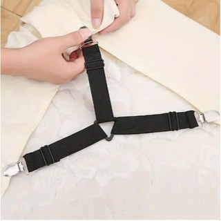 KẸP CHUN CỐ ĐỊNH GA GIƯỜNG BỘ 4 CÁI CAO CẤP - Giữ ga giường phẳng đẹp, chống xê dịch, đàn hồi bền bỉ