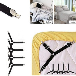 KẸP CHUN CỐ ĐỊNH GA GIƯỜNG BỘ 4 CÁI CAO CẤP - Giữ ga giường phẳng đẹp, chống xê dịch, đàn hồi bền bỉ