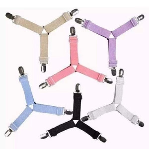 KẸP CHUN CỐ ĐỊNH GA GIƯỜNG BỘ 4 CÁI CAO CẤP - Giữ ga giường phẳng đẹp, chống xê dịch, đàn hồi bền bỉ