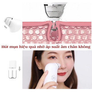 Máy Hút Mụn DOCO Đa Năng Thế Hệ Mới – Máy Hút Cầm Tay 3 Chế Độ Làm SẠCH Hút Mụn Đầu Đen, Mụn Cám