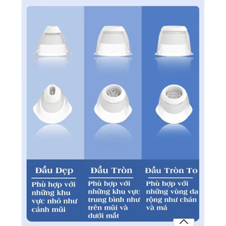 Máy Hút Mụn DOCO Đa Năng Thế Hệ Mới – Máy Hút Cầm Tay 3 Chế Độ Làm SẠCH Hút Mụn Đầu Đen, Mụn Cám