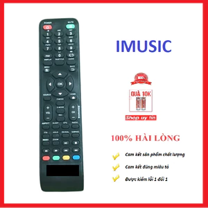 Remote điều khiển tivi imusic hàng tốt mới 100% - tặng kèm pin !