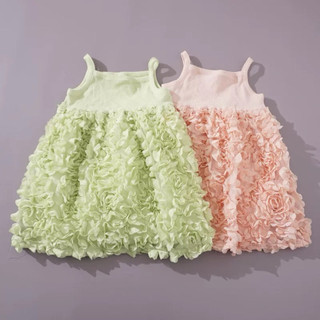 Đầm "Floral-appliqué jersey dress" của H&M xuất dưme