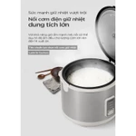 Nồi cơm điện Cuckoo 2,5 lít CR-1415/GWVNCV - Lòng nồi chống dính, thích hợp cho gia đình lớn và bếp ăn - Hàng chính hãng — ảnh 3