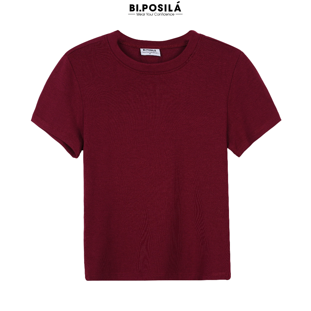 [A07] ÁO THUN NỮ BASIC REGULAR FIT CỔ TRÒN TAY NGẮN CHẤT VẢI COTTON BORIP MỀM MỊN MÁT MẺ BI.POSILÁ