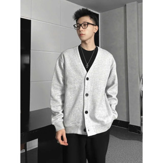 Áo khoác cadigan unisex chất cotton nỉ bông Bassic phong cách Hàn Quốc, Local Brand - DTB k1