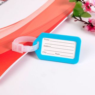 Thẻ treo vali hành lý du lịch bằng nhựa có dây đeo libihouse