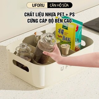 Khay Đựng Gia Vị Chia Ngăn UFORU Chất Liệu Nhựa PET Cực Bền - UFM728