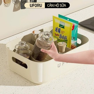 Khay Đựng Gia Vị Chia Ngăn UFORU Chất Liệu Nhựa PET Cực Bền - UFM728