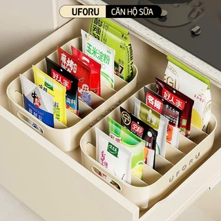 Khay Đựng Gia Vị Chia Ngăn UFORU Chất Liệu Nhựa PET Cực Bền - UFM728