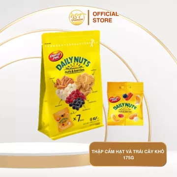 Thập Cẩm Trái Cây & Hạt 175g Dailynut – Hạnh Nhân, Hạt Điều, Nam Việt Quất, Nho Khô, Đậu Phộng