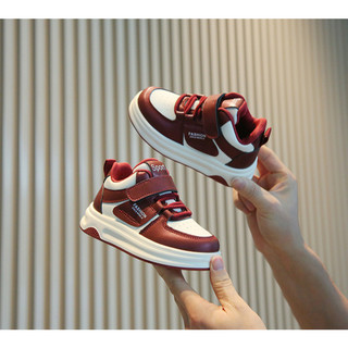 TĂNG 2 SIZE Giày Cao Cổ Sneaker Quai Dán Phong Cách Năng Động Cho Bé Trai Bé Gái K048