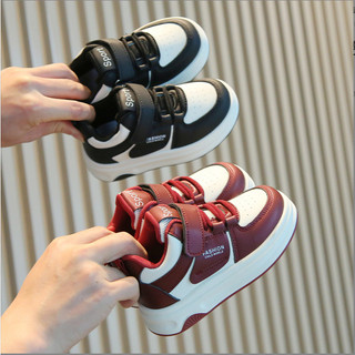 TĂNG 2 SIZE Giày Cao Cổ Sneaker Quai Dán Phong Cách Năng Động Cho Bé Trai Bé Gái K048