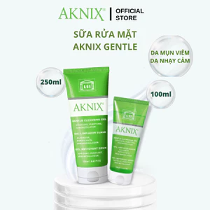 Sữa Rửa Mặt AKNIX Cho Da Dầu, Da Nhạy, Mụn Viêm - GENTLE CLEANSING GEL