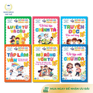 Sách - Túi Trọn Bộ Học Chuyên Sâu Học Đâu Chắc Đấy - Tiếng Việt Lớp 2 - Kết nối tri thức với cuộc sống - Cả năm (6 Cuốn)