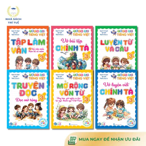 Sách - Túi Trọn Bộ Học Chuyên Sâu Học Đâu Chắc Đấy - Tiếng Việt Lớp 3 - Kết nối tri thức với cuộc sống - Cả năm (6 Cuốn)